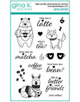 Gina K. Designs - Clear Stamps - Coffee Critters-ScrapbookPal