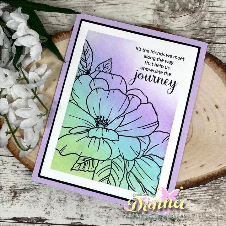 Gina K. Designs - Clear Stamps &amp; Dies - Flowering Friendship-ScrapbookPal