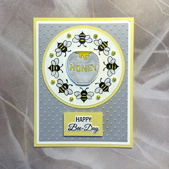 Gina K. Designs - Clear Stamps &amp; Dies - Just Bee-cause-ScrapbookPal