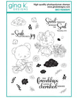 Gina K. Designs - Clear Stamps & Dies - Sweet Friendships-ScrapbookPal