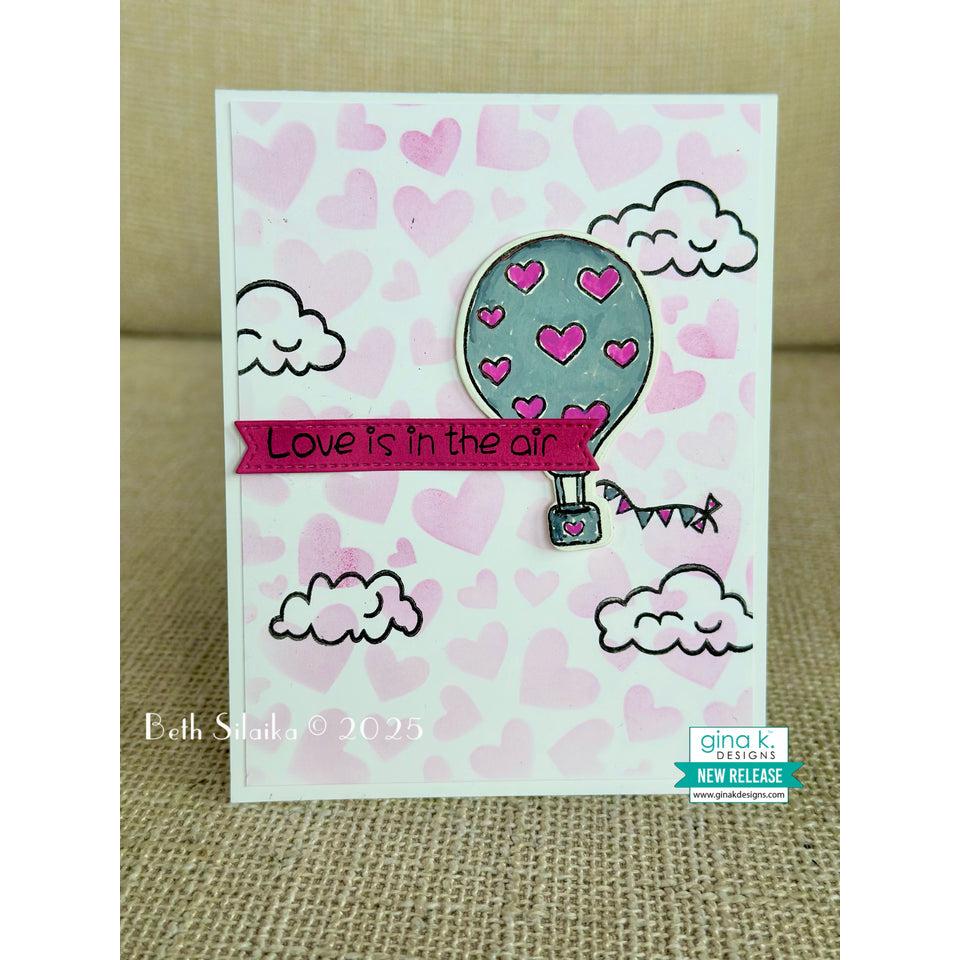 Gina K. Designs - Clear Stamps &amp; Dies - Up, Up and Away-ScrapbookPal