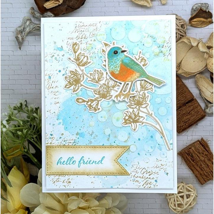 Gina K. Designs - Clear Stamps &amp; Dies - Vintage Spring-ScrapbookPal