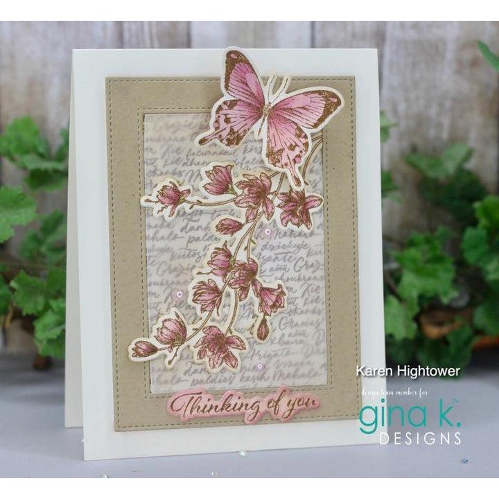 Gina K. Designs - Clear Stamps &amp; Dies - Vintage Spring-ScrapbookPal