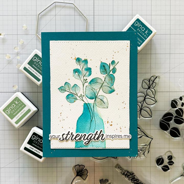 Gina K. Designs - Clear Stamps &amp; Dies - Your Strength-ScrapbookPal