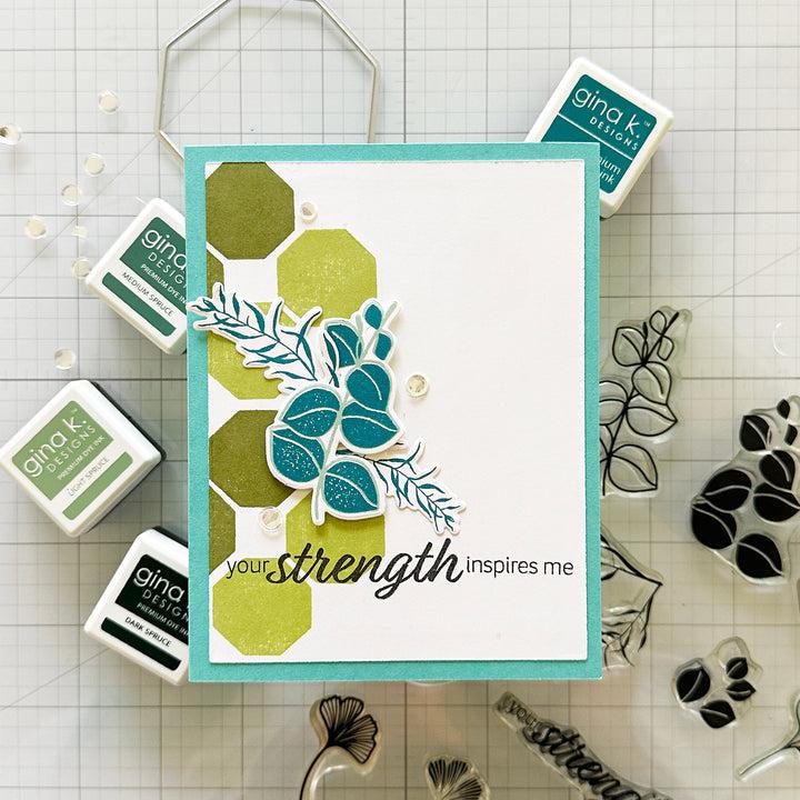 Gina K. Designs - Clear Stamps &amp; Dies - Your Strength-ScrapbookPal