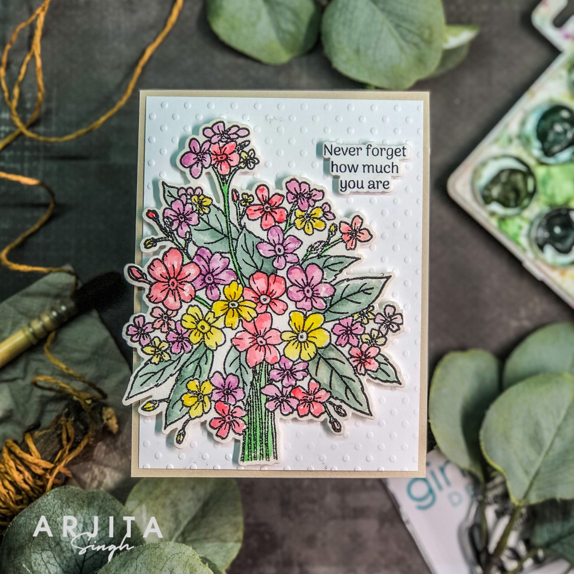 Gina K. Designs - Clear Stamps - Forget-Me-Nots-ScrapbookPal