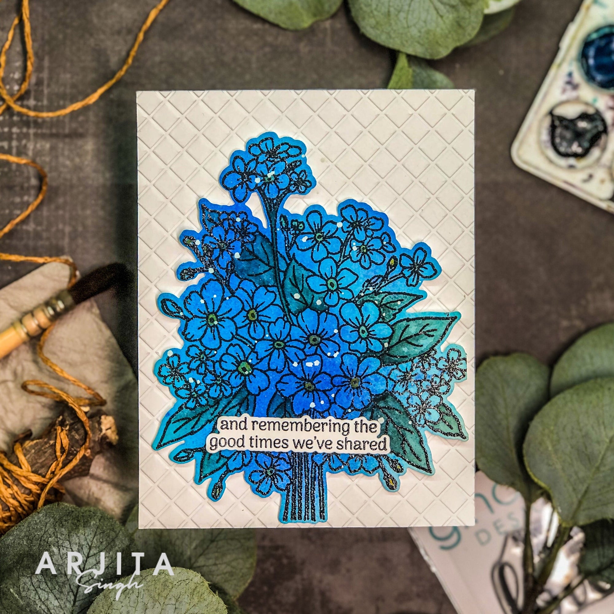 Gina K. Designs - Clear Stamps - Forget-Me-Nots-ScrapbookPal