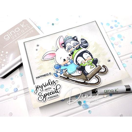 Gina K. Designs - Clear Stamps - Furry Flurries-ScrapbookPal