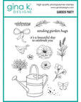 Gina K. Designs - Clear Stamps - Garden Party-ScrapbookPal