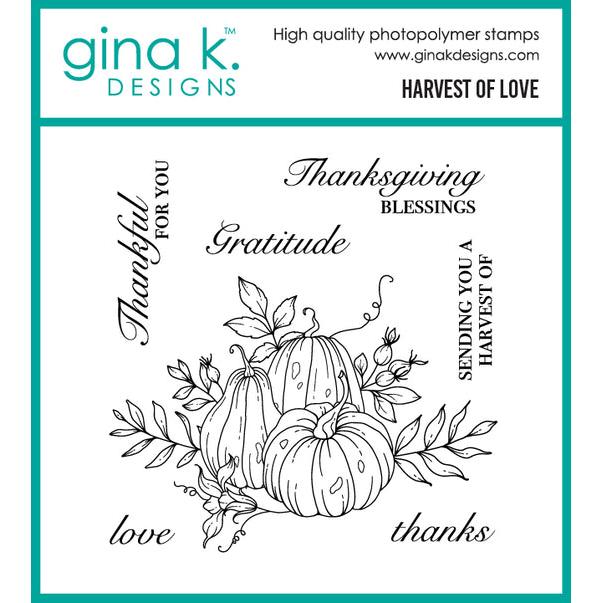 Gina K. Designs - Clear Stamps - Harvest of Love-ScrapbookPal