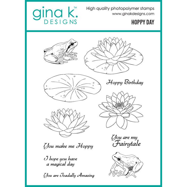 Gina K. Designs - Clear Stamps - Hoppy Day-ScrapbookPal