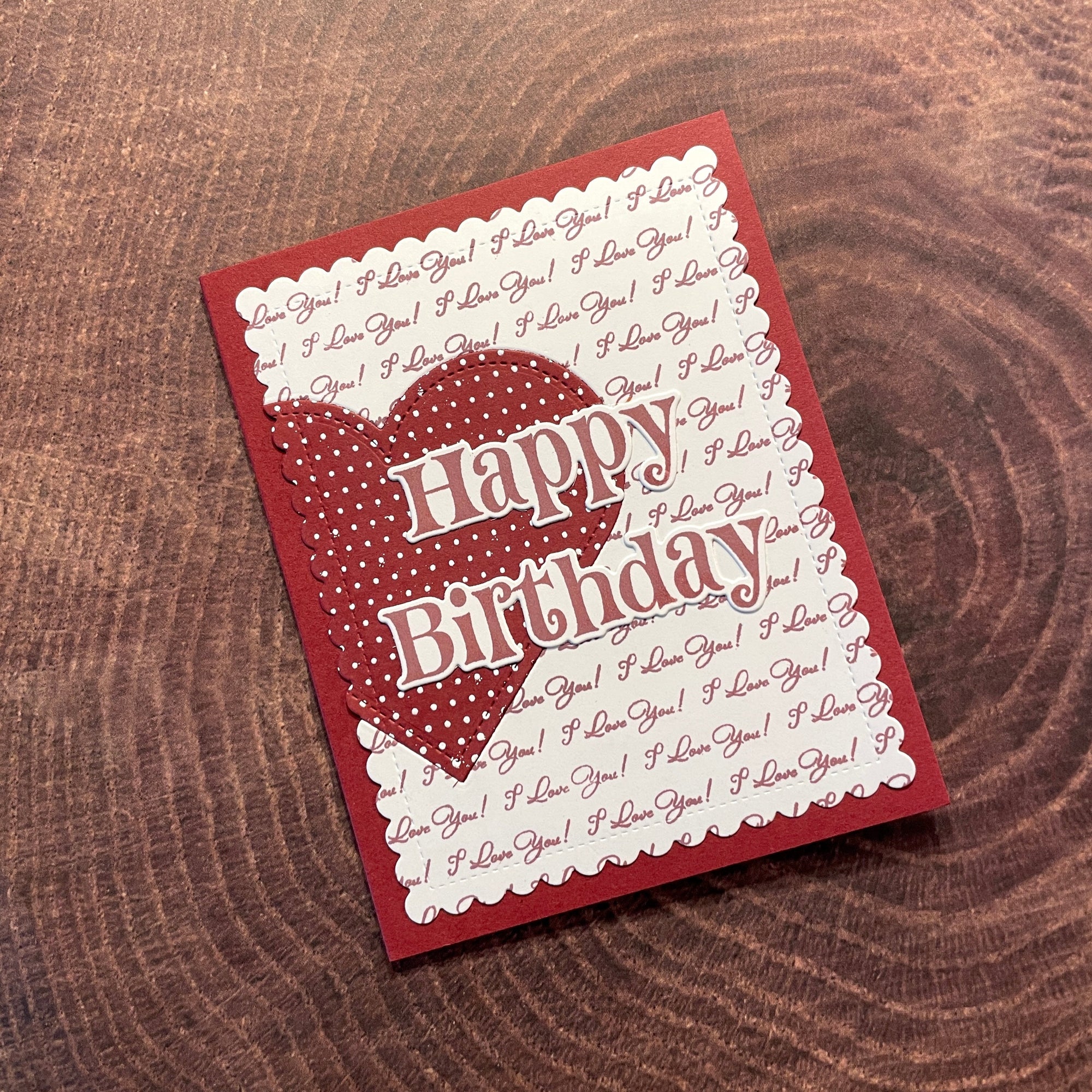 Gina K. Designs - Clear Stamps - I Love You Background-ScrapbookPal