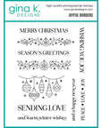 Gina K. Designs - Clear Stamps - Joyful Borders-ScrapbookPal