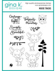 Gina K. Designs - Clear Stamps - Moose Tracks-ScrapbookPal
