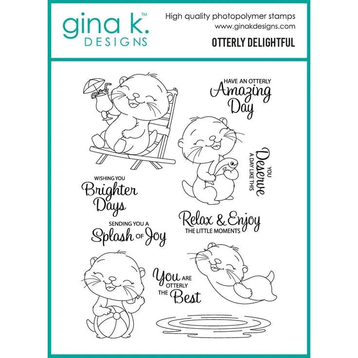 Gina K. Designs - Clear Stamps - Otterly Delightful-ScrapbookPal