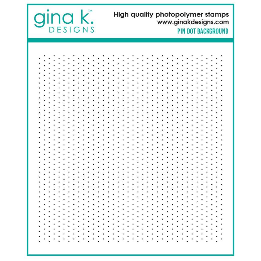 Gina K. Designs - Clear Stamps - Pin Dot Background-ScrapbookPal