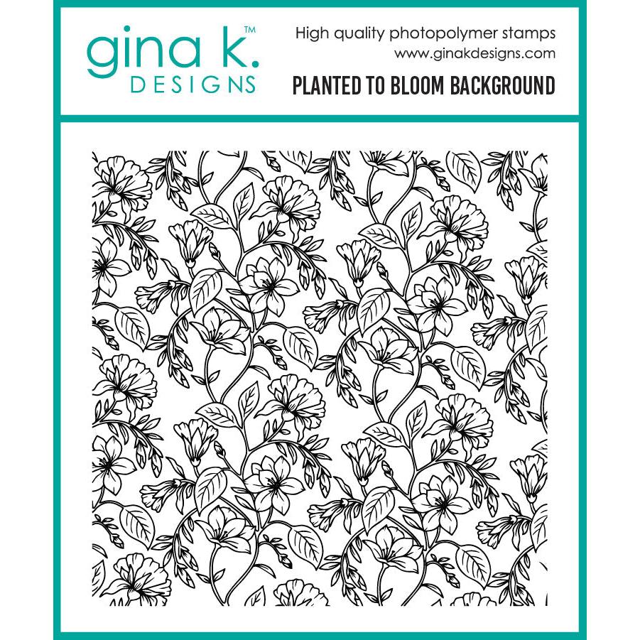 Gina K. Designs - Clear Stamps - Planted to Bloom Background-ScrapbookPal