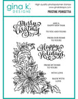 Gina K. Designs - Clear Stamps - Pristine Poinsettia-ScrapbookPal