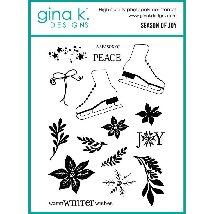 Gina K. Designs - Clear Stamps - Season of Joy-ScrapbookPal