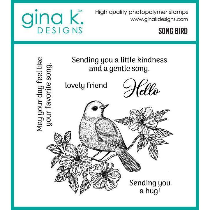 Gina K. Designs - Clear Stamps - Song Bird-ScrapbookPal
