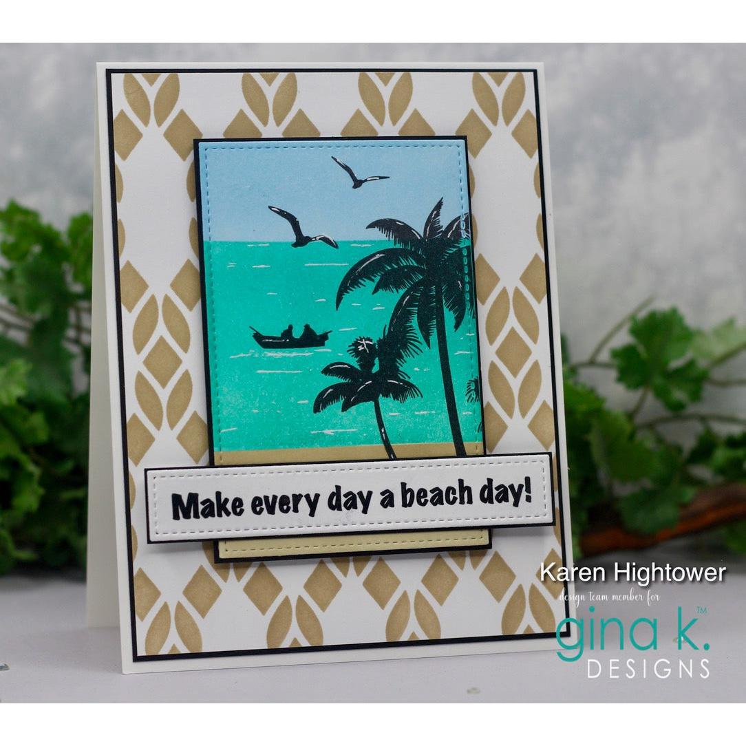 Gina K. Designs - Clear Stamps - Tropical Silhouettes-ScrapbookPal