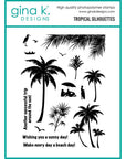 Gina K. Designs - Clear Stamps - Tropical Silhouettes-ScrapbookPal