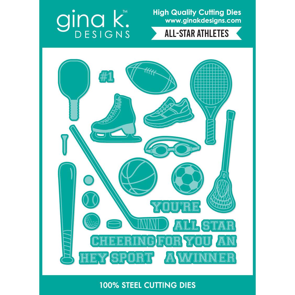 Gina K. Designs - Dies - All-Star Athletes-ScrapbookPal