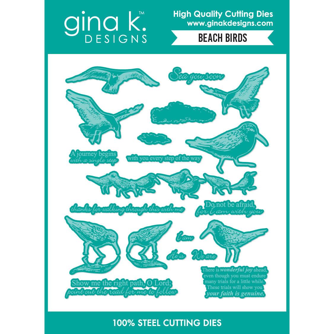Gina K. Designs - Dies - Beach Birds-ScrapbookPal