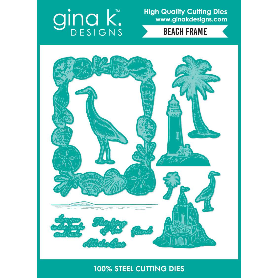 Gina K. Designs - Dies - Beach Frame-ScrapbookPal