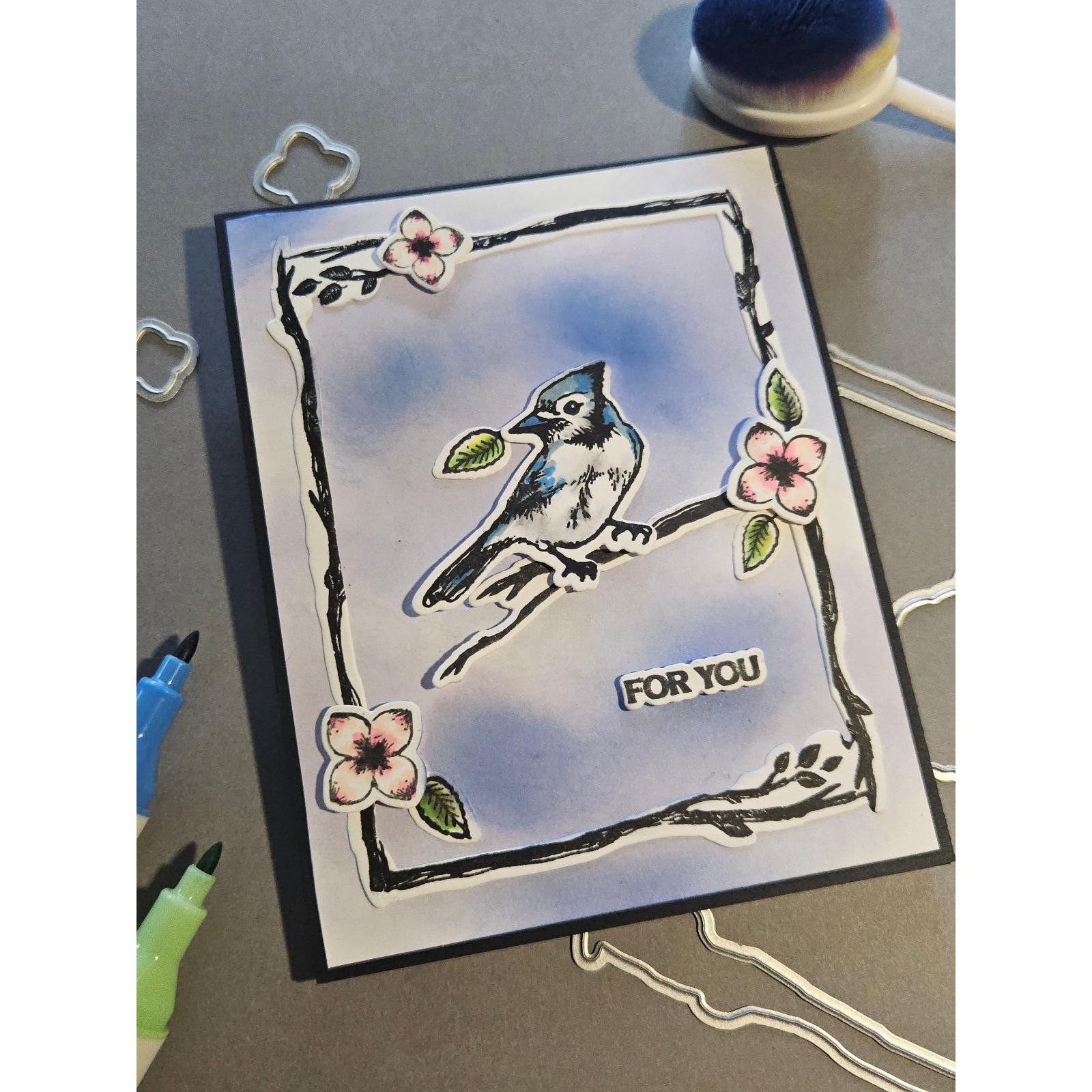 Gina K. Designs - Clear Stamps - Birds and Branches-ScrapbookPal