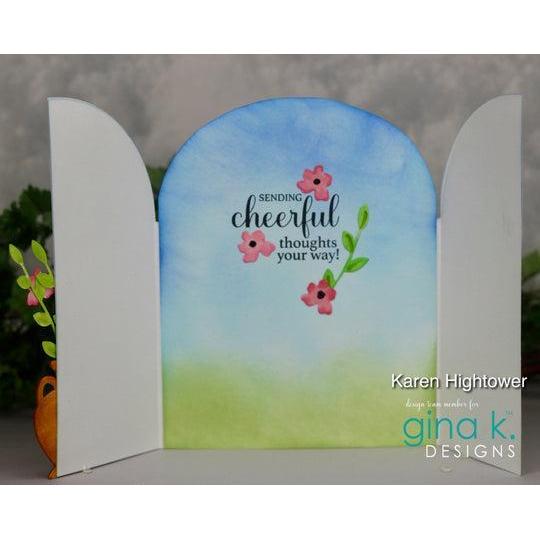 Gina K. Designs - Clear Stamps - Cheerful Greetings-ScrapbookPal