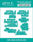 Gina K. Designs - Dies - Cheerful Greetings-ScrapbookPal