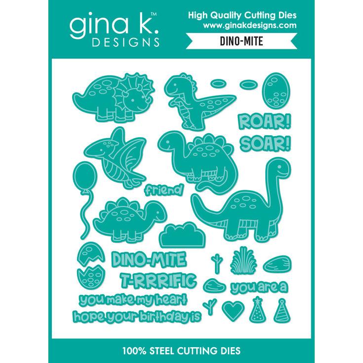 Gina K. Designs - Dies - Dino-mite-ScrapbookPal