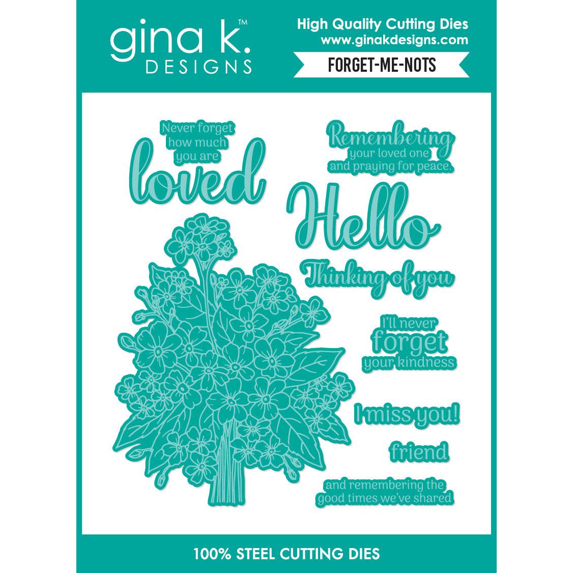 Gina K. Designs - Dies - Forget-Me-Nots-ScrapbookPal