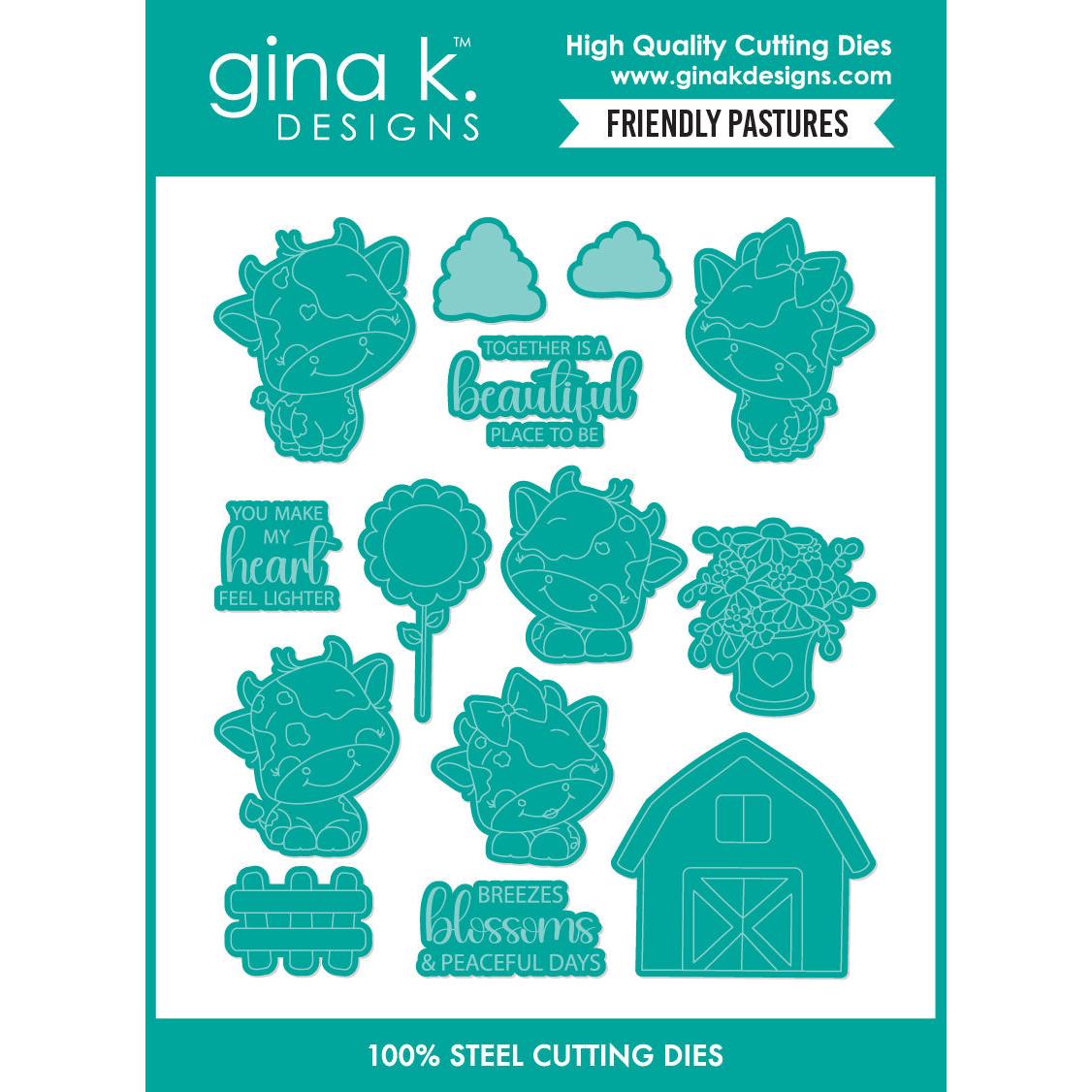 Gina K. Designs - Dies - Friendly Pastures-ScrapbookPal