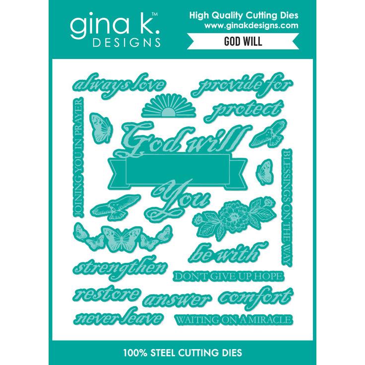 Gina K. Designs - Dies - God Will-ScrapbookPal