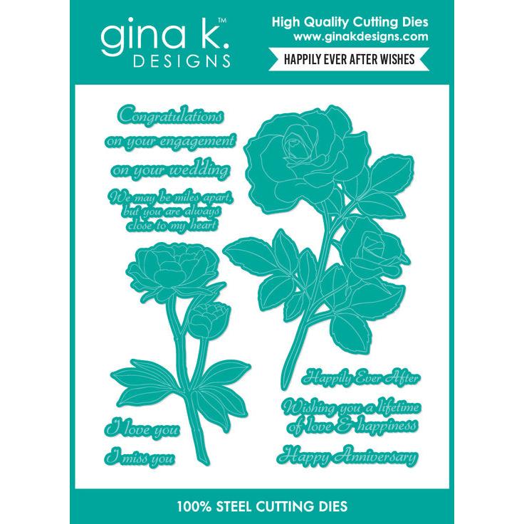 Gina K. Designs - Dies - Happily Ever After Wishes-ScrapbookPal