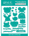 Gina K. Designs - Dies - Heads Up Little Critters-ScrapbookPal