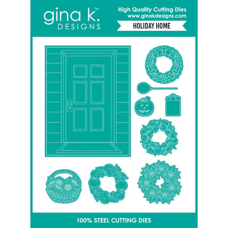 Gina K. Designs - Dies - Holiday Home-ScrapbookPal