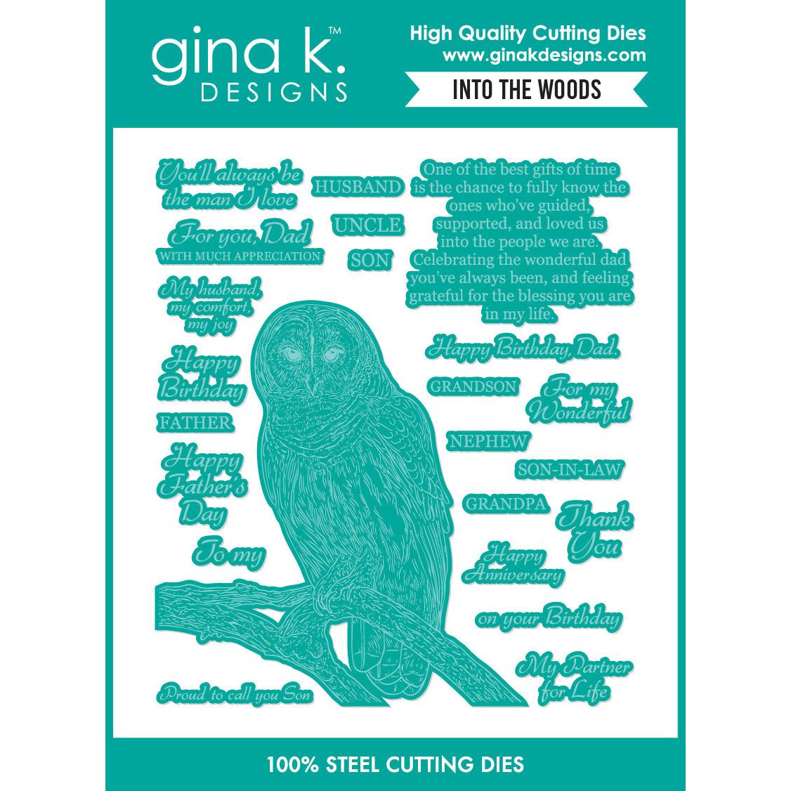 Gina K. Designs - Dies - Into the Woods-ScrapbookPal