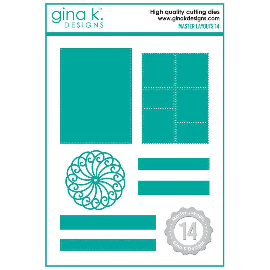 Gina K. Designs - Dies - Master Layouts 14-ScrapbookPal