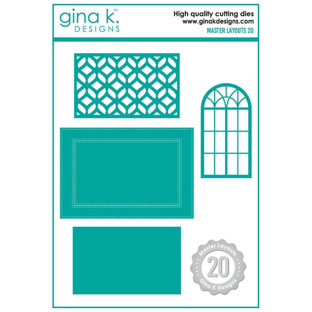 Gina K. Designs - Dies - Master Layouts 20-ScrapbookPal