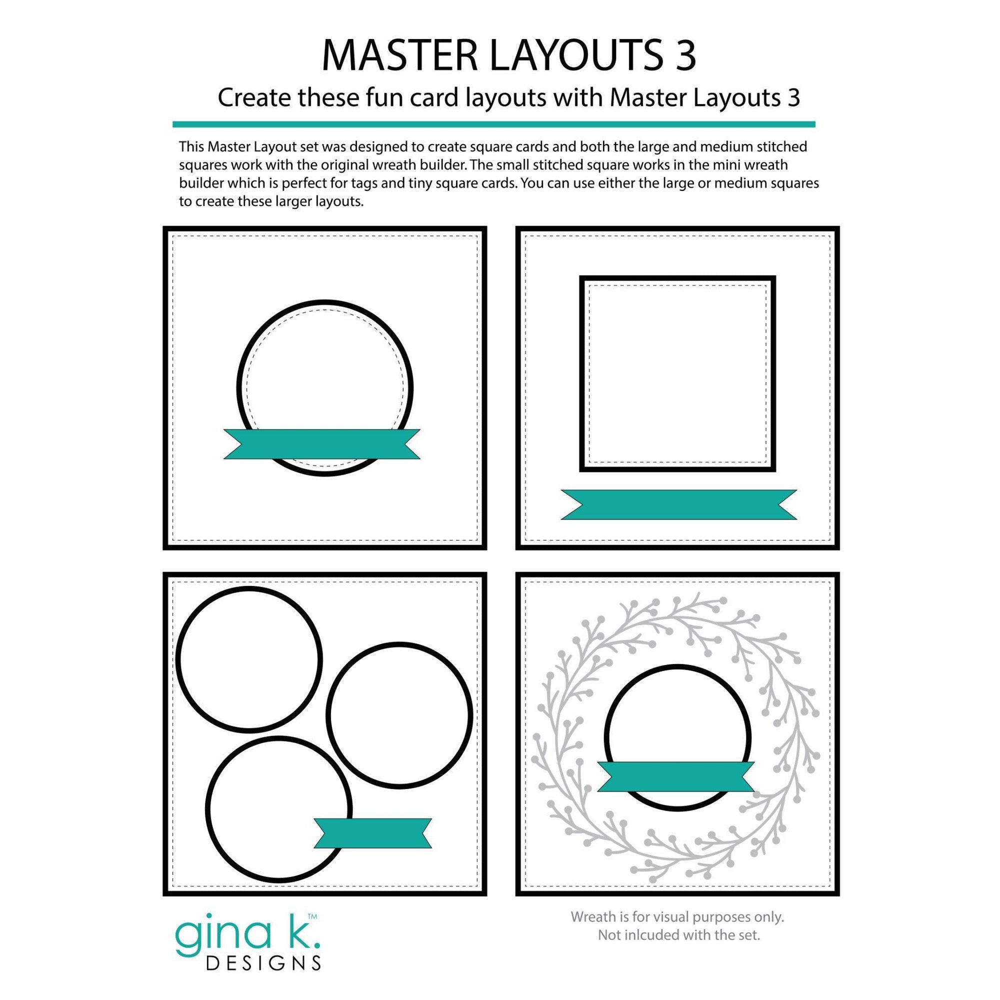 Gina K. Designs - Dies - Master Layouts 3-ScrapbookPal