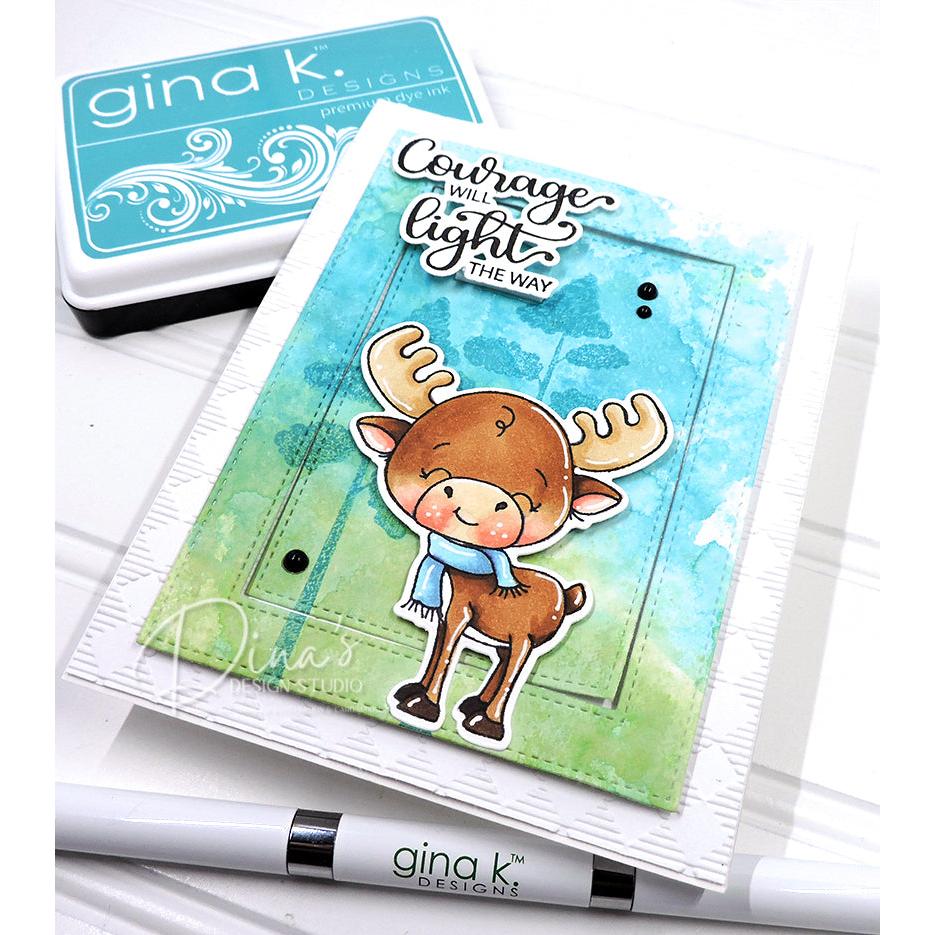 Gina K. Designs - Clear Stamps - Moose Tracks-ScrapbookPal