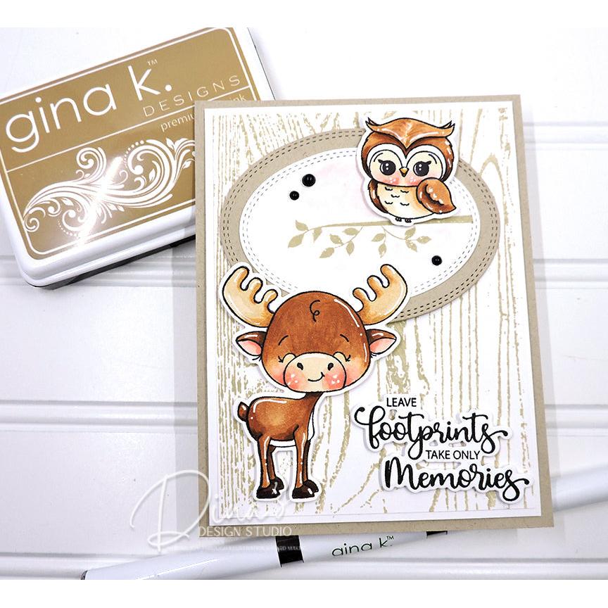 Gina K. Designs - Clear Stamps - Moose Tracks-ScrapbookPal