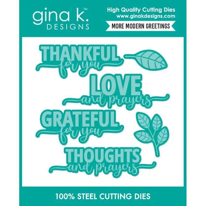 Gina K. Designs - Dies - More Modern Greetings-ScrapbookPal
