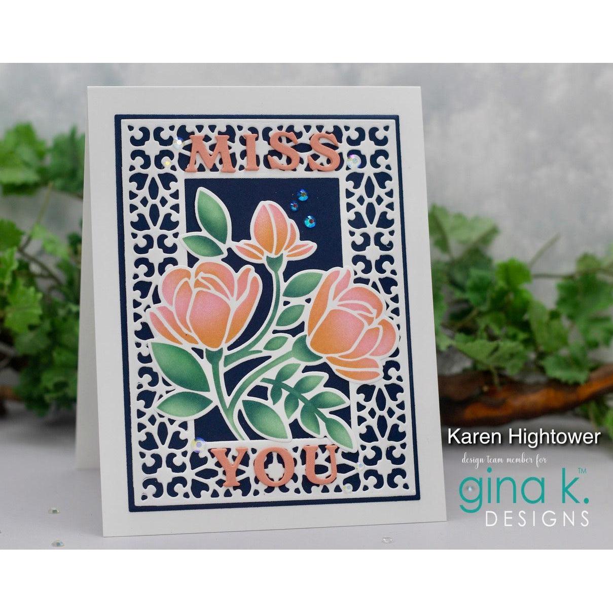 Gina K. Designs - Dies - Ornate Frame-ScrapbookPal