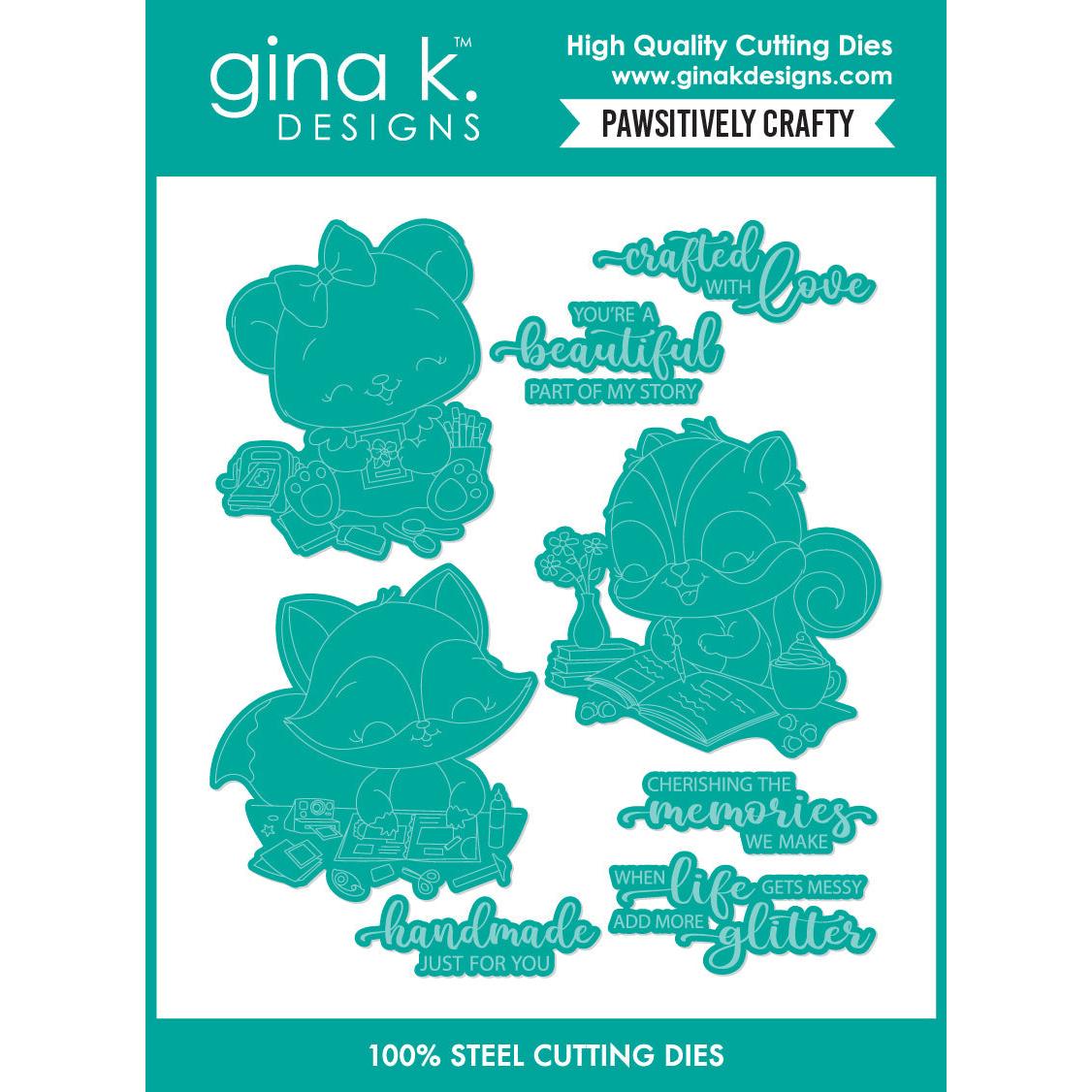 Gina K. Designs - Dies - Pawsitively Crafty-ScrapbookPal