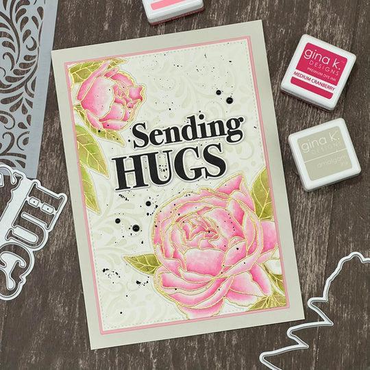 Gina K. Designs - Dies - Peaceful Peonies-ScrapbookPal