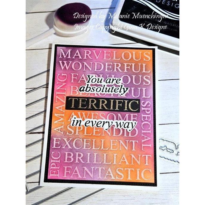 Gina K. Designs - Dies - So Many Words-ScrapbookPal